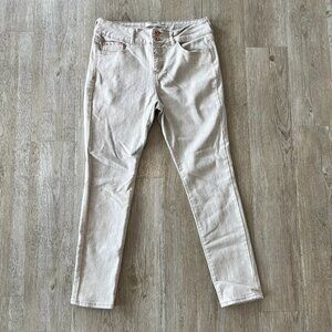 Womens !iT Kylie High Rise Curvy Skinny Ankle Tan Jeans - 12